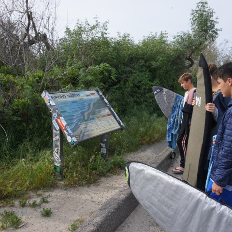 a man holding a kite