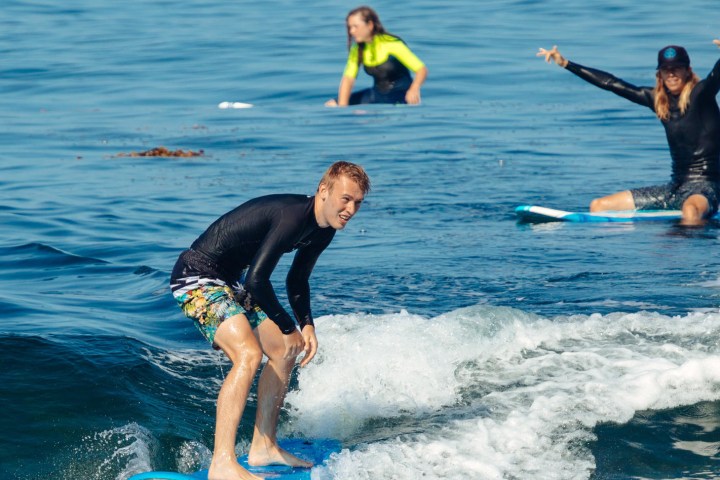 group surfing lessons surf lesson Laguna beach orange county